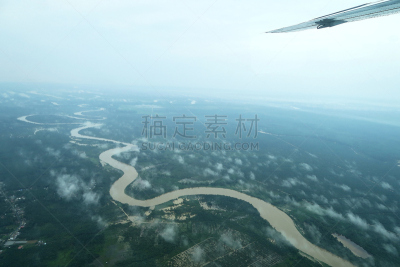雨林,亚齐省,印度尼西亚,航拍视角,苏门答腊岛,热带气候,环境,环境保护,枝繁叶茂,著名景点