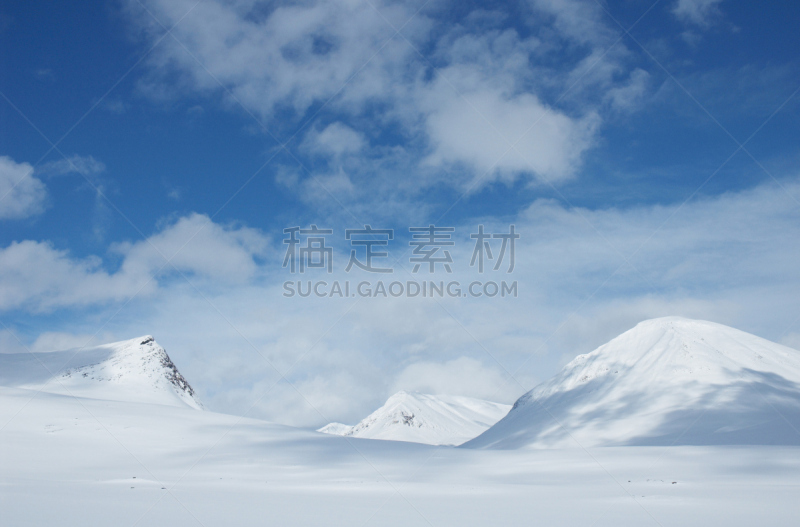 拉普兰,水平画幅,雪,无人,野外动物,偏远的,户外,瑞属拉普兰,白色,瑞典