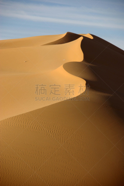 利比亚,沙丘,垂直画幅,气候,沙子,无人,奥巴里沙海,户外,干的,顶部