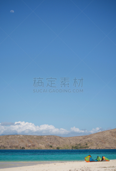 宁静,寂寞,自然,法国海外领土,人,垂直画幅,风景,一个人,图像,海洋