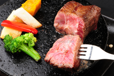 牛排,水平画幅,无人,牛肉,烧肉,煎饼锅,食品,摄影