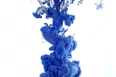 墨水,漩涡形,雾,水,水平画幅,形状,科学,烟,染料