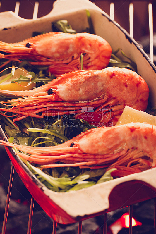 虾,炊具,ins风,垂直画幅,无人,膳食,海产,肉,2015年,晚餐