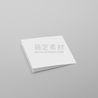 正方形,空白的,小册子,白色背景,分离着色,贺卡,留白,新的,形状,无人
