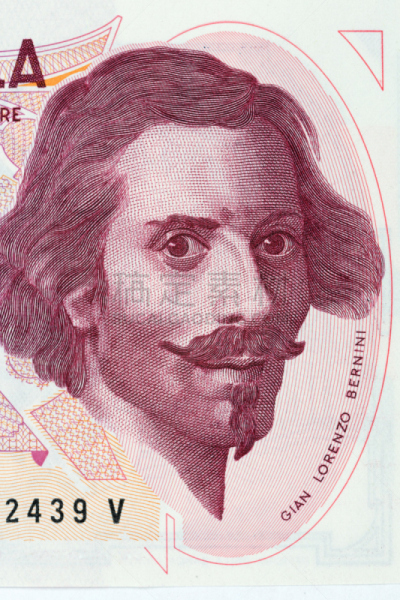 肖像,bernini,意大利里拉,乔瓦尼洛伦佐贝尼尼,雕塑家,垂直画幅,欧洲,仅成年人,建筑师,男人