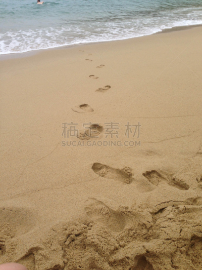 脚印,沙子,埃斯孔迪多港,垂直画幅,无人,夏天,户外,太阳,海洋,拉丁美洲