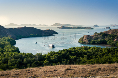 库莫度,岛,科莫多巨蜥,弗罗里斯岛,荒岛,中国海,生态旅游,度假胜地,水平画幅,夏天