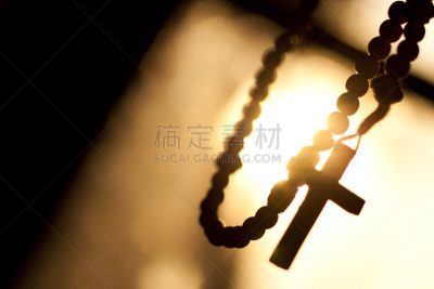 玫瑰经念珠,十字形,窗户,日光,背景,文字,太空,神父