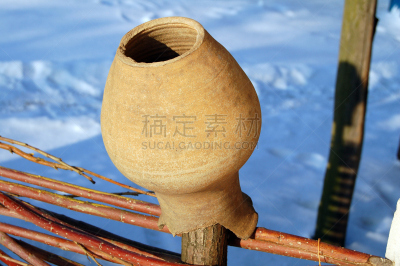 过时的,水壶,帕里萨德游乐场,自然,水平画幅,雪,无人,乡村,阴影,游乐园