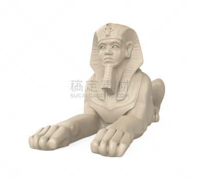 雕像,狮身人面像,分离着色,纪念碑,水平画幅,绘画插图,古老的,埃及,吉萨,中东