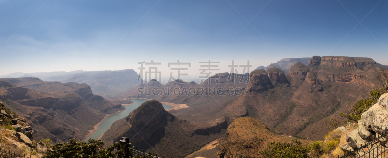 布莱德河峡谷,全景,南非,三只动物,偏远地区,沟壑,视角,河流,岩石,户外