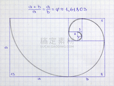 螺线,黄金分割,斐波那契螺旋线,灵性,艺术,水平画幅,无人,绘画插图,几何形状,公式