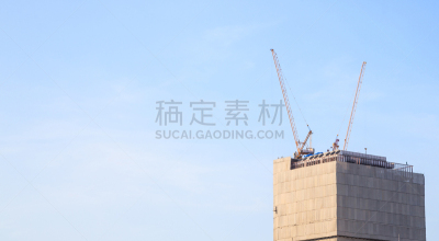 货物集装箱,工业,提举,起重机,材料,工程,建筑业,背景,天空,蓝色