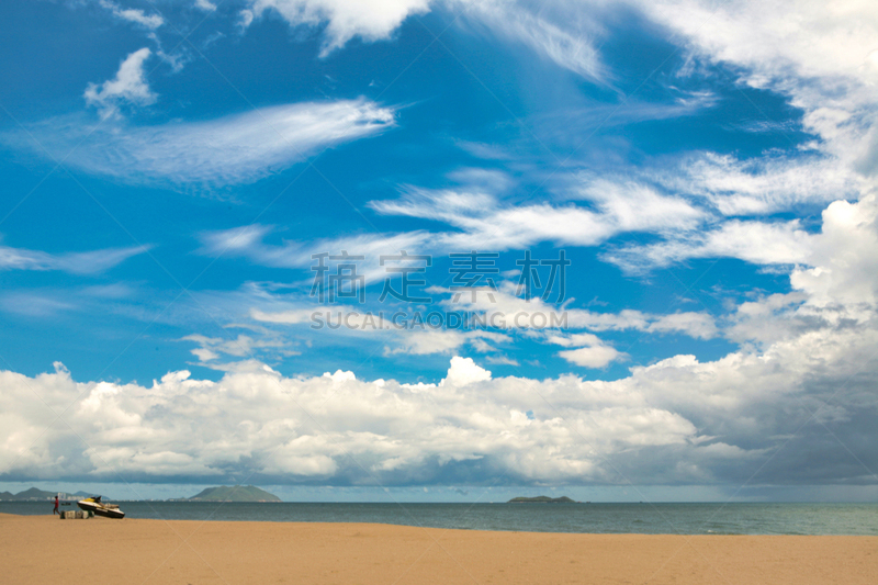 看风景,海南省,岛,海滩,天空,海洋,无人迹,自然美,户外,白昼