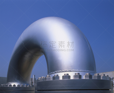 管道,天然气,巨大的,工厂,金属质感,煤气管,甲烷,导管连接器,发夹弯,石油管道