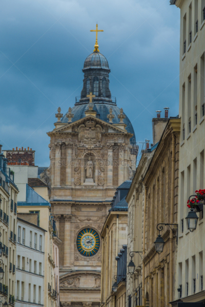 Saint-Paul-Saint-Louis church on rue Saint-Antoine in the Marais, Paris.