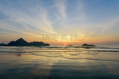 泰国,海滩,巴蜀,自然美,鸡尾酒,天空,美,水平画幅,沙子,无人