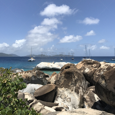 桨叉架船,白色,托投拉岛,加勒比海地区,约斯特范代克岛,维京果岛,图像,比夫,有帆船,英属维尔京群岛