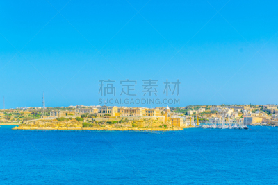 别墅,马耳他,城市生活,商用码头,海港,围墙,著名景点,海岸线,地中海,水湾