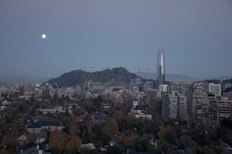 智利,月亮,山,圣地亚哥德古巴,安地斯山脉,充满的,mount anderson,月光酒,天空,水平画幅