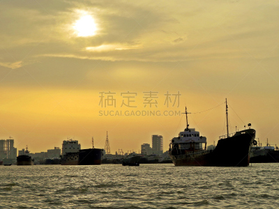 海港,孟加拉,吉大港,在上面,自然,水,天空,水平画幅,地形,无人