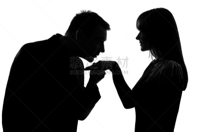 女人,异性恋,吻手,男人,一个人,水平画幅,侧面像,伴侣,白人,仅成年人