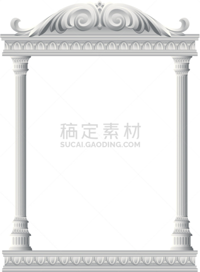 建筑,古董,多利安式,建筑石碑,建筑檐口,廊柱,白色背景,罗马风格,建筑结构,户外