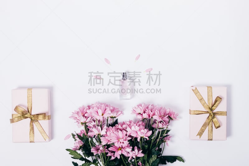 水,花束,粉色,卫生间,美,彩妆,芳香的,水平画幅,无人,盒子