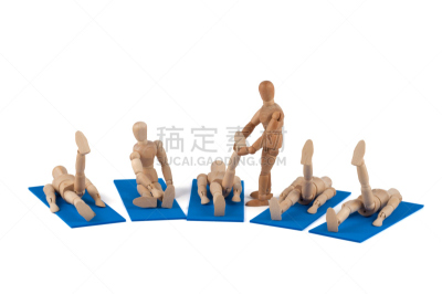 体育团队,木制,人造模特,人,物理疗法,背景分离,运动,敏捷,坐,行动
