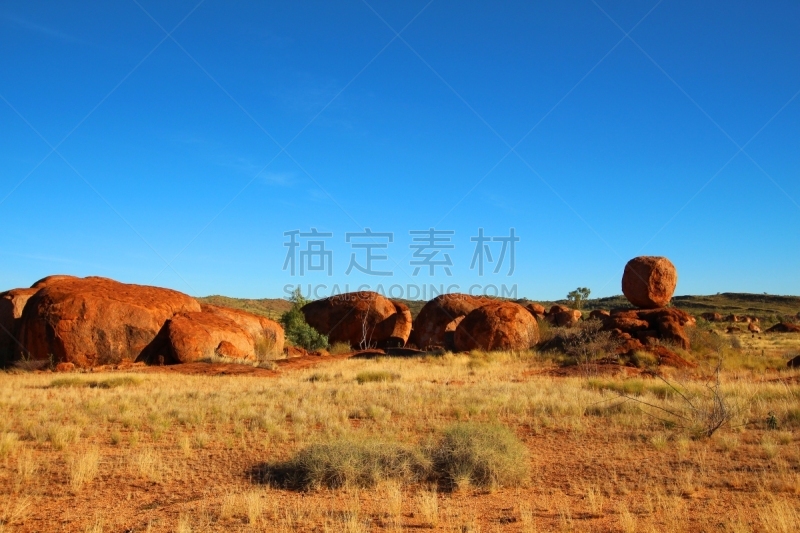 魔鬼大理石,偏远地区,澳大利亚,tennant creek,三齿稃,北领地州,水平画幅,形状,旅行者