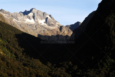 新西兰,峡湾,doubtful sound,milford track,主教法冠,米佛峡湾,水平画幅,雪,瀑布,无人