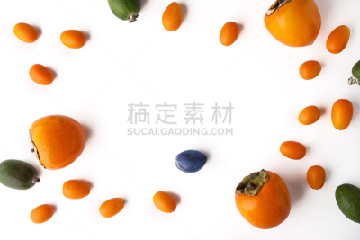 边框,水果,白色背景,反差,水平画幅,素食,维生素,组物体,白色,李子