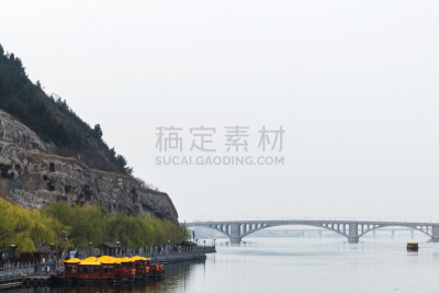 山,风景,桥,彝族,河流,西,龙门石窟,洛阳,河南省,漓江
