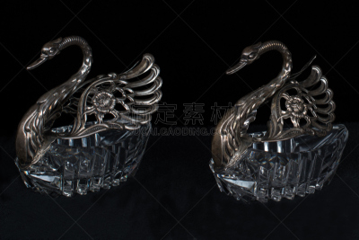 糖罐,银色,天鹅,古董,灰色,水平画幅,鸟类,古典式,动物身体部位,长方形
