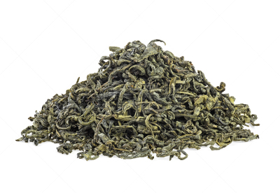 堆,白色背景,选择对焦,充满的,绿茶,饮料,自然,传统,有机食品,乌龙茶