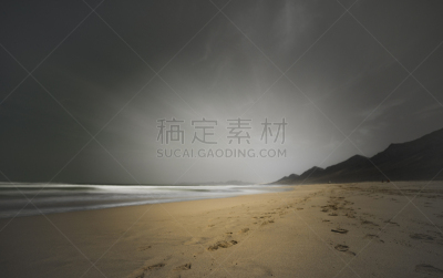 海滩,水平画幅,沙子,无人,大西洋,大西洋群岛,户外,加那利群岛,沙丘,热带气候