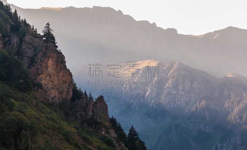 土耳其,佛蒙特,水平画幅,无人,夏天,山,自然,非都市风光,地质学,蓝色