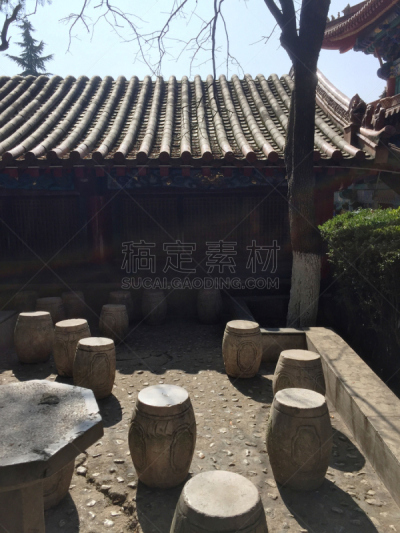 昆明,云南省,中国,圆通寺,园林,建筑特色,公园长椅,花瓶,建筑物门,屋顶