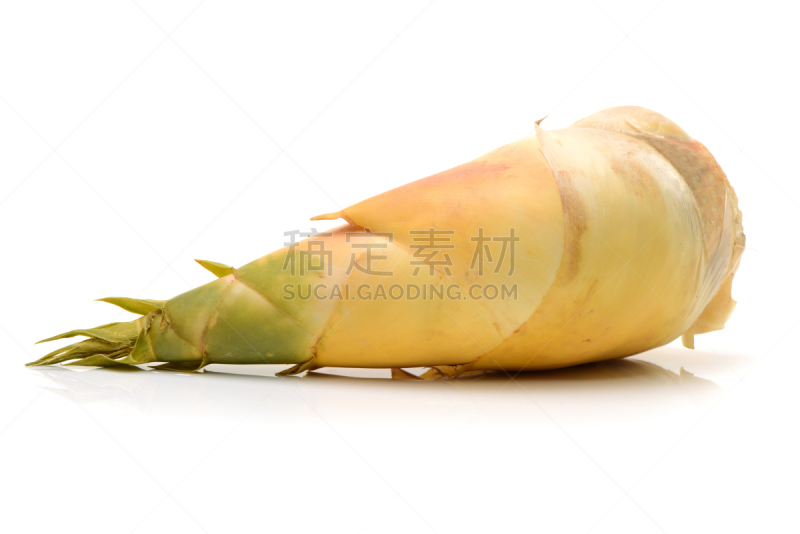 笋,白色背景,花蕾,自然,饮食,水平画幅,无人,黄色,中国,森林