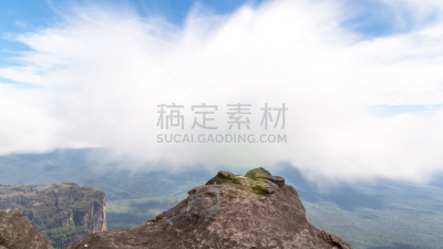 罗赖马山,平顶山区,平顶山,罗赖马州,canaima,委内瑞拉,南美,水平画幅,无人,户外