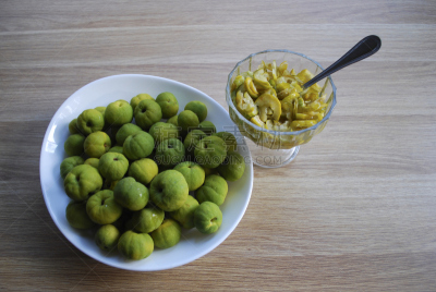 水果,皱皮木瓜,切片食物,茶花,,果酱,美,水平画幅,无人,生食