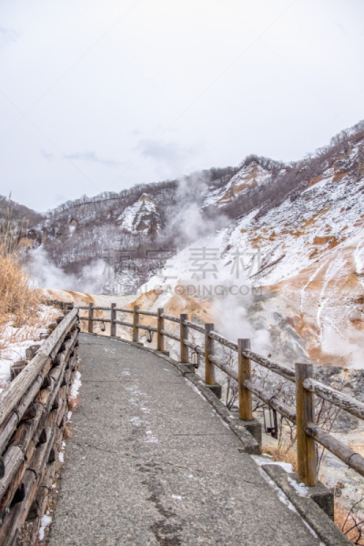 地热发电站,北海道,自然,大涌谷,富士箱根伊豆国立公园,硫磺,采石场,垂直画幅,水,天空