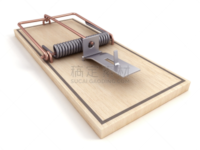 捕鼠器,陷阱,病虫害防治机具,水平画幅,形状,无人,风险,金属,白色,空的
