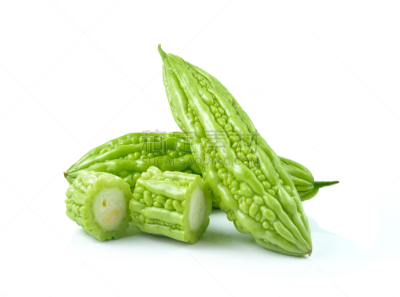 苦瓜,分离着色,白色背景,自然,水平画幅,梨,葫芦,素食,水果,无人