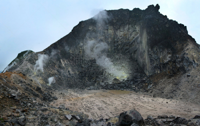 火山,岛,苏门答腊岛,天空,洞,水平画幅,巴厘岛,火山地形,户外,烟