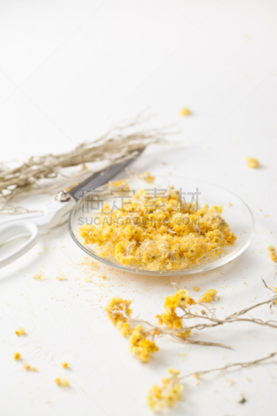 草本,干的,蜡菊,桌子,白色,自然,垂直画幅,美,咖喱,印度草医学