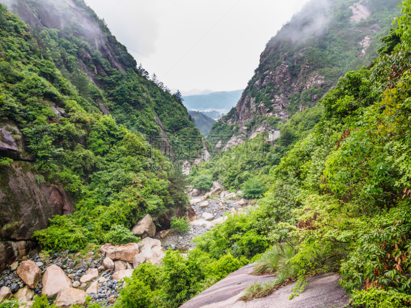 小路,徒步旅行,过去,黄山山脉,安徽省,浙江省,美,水平画幅,山,透过窗户往外看