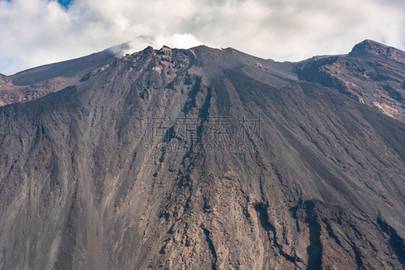 斯托伦波里岛,火山口,火山,特写,水平画幅,山,火山地形,户外,著名景点,危险