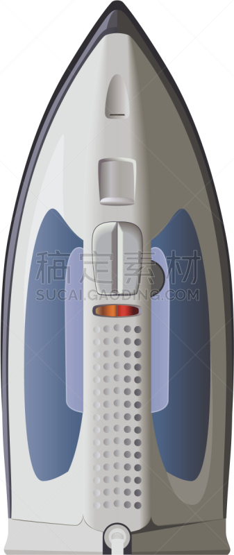 家庭生活,熨斗,电缆,白色,用具,无人,电,蓝色,成品,矢量