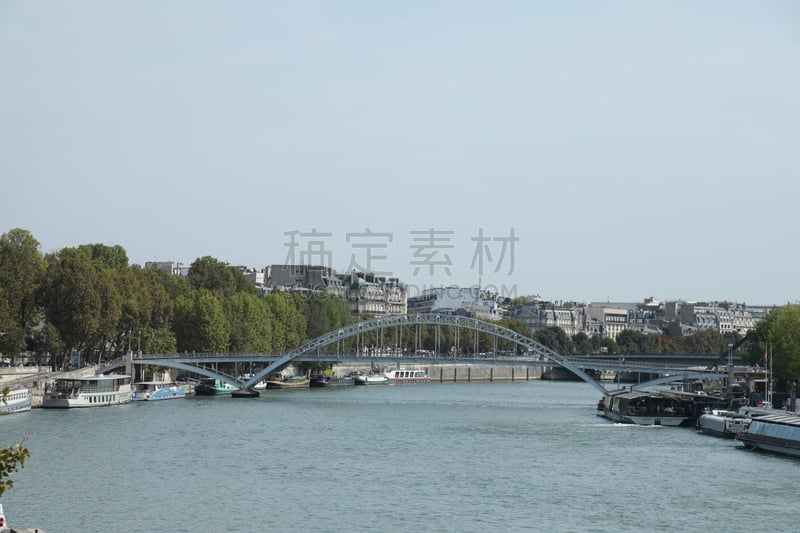 河流,塞纳河,巴黎,洛杉矶,欧洲,法国,图像,无人,水,夏天